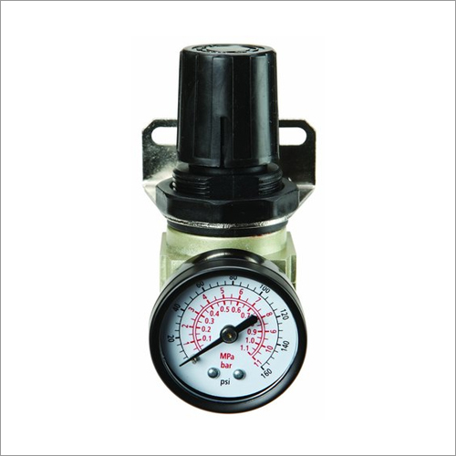 Air Filter Regulator - Analog Display, 1/4 Inches Size, Working Pressure Up to 160 psi | Features: New Condition, Round Shape, For Compressed Air