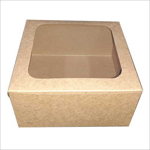 Sq Cake Box With Window Craft