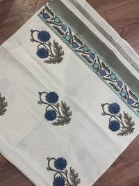 Multicolor Cotton Hand Block Printed Towel