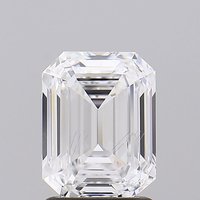 2.00 Carat SI1 Clarity EMERALD Lab Grown Diamond