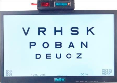 Vision Testing Drum LED