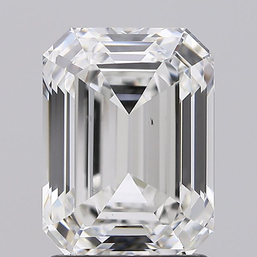 2.00 Carat VS2 Clarity EMERALD Lab Grown Diamond