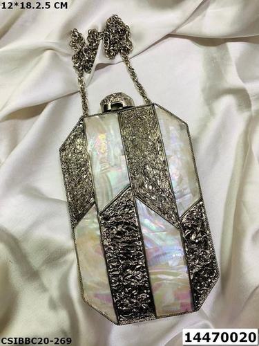 Bridal Brass MOP Clutches