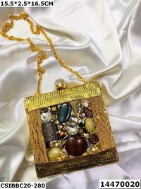 Bridal Handmade Brass MOP Ladies Clutch Bag