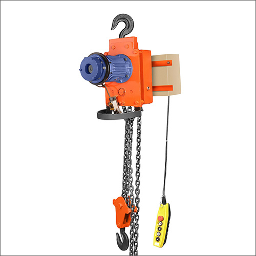 Electric Chain Hoist With Motorized Trolley