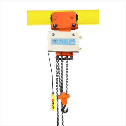 Electric Chain Hoist With Trolley By GLOBE OVERSEAS PVT LTD