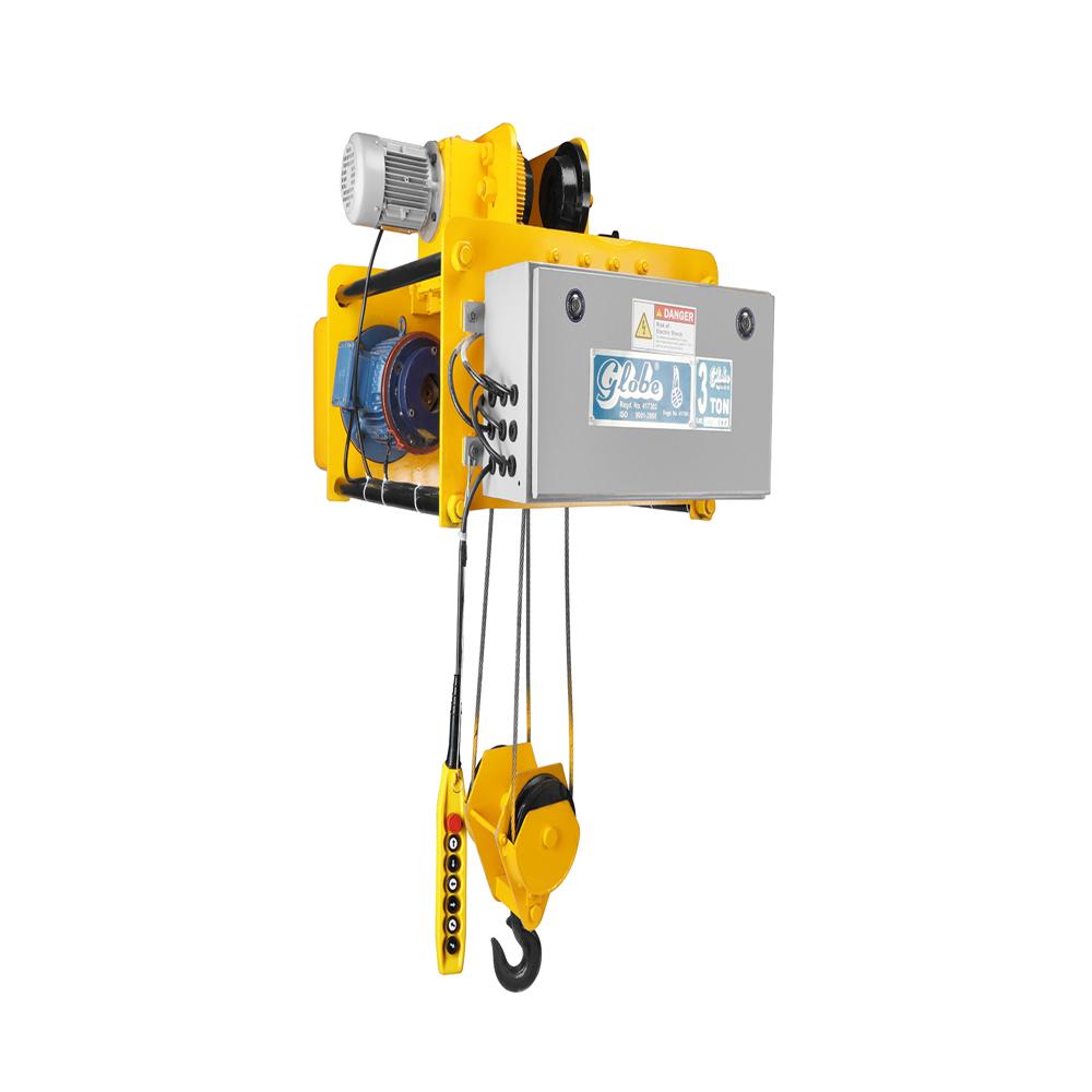 Industrial Electric Wire Rope Hoist - Color: Yellow