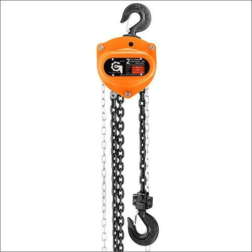 Manual Chain Pulley Block - Color: Yellow