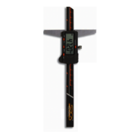 Metal Digital Depth Gauge - Dual Mode Measurement System With Lcd Display | Smooth Thumb Roller Mechanism, Data Output Interface, 1-year Warranty