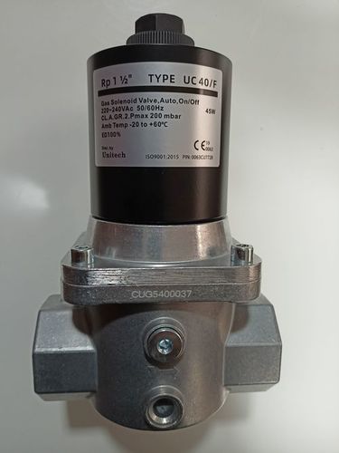 Solenoid Valve, Type Uc 40/F - Rp1.1/2"" - P.Max 360 Mbar Application: Gas