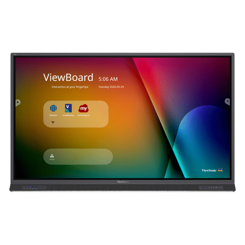 Black Viewsonic Interactive Flat Panel - Ifp7552