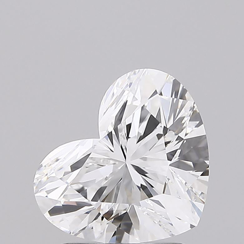 1.72 Carat VVS2 Clarity HEART Lab Grown Diamond