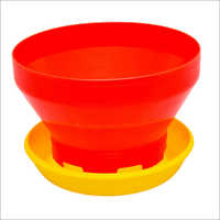 Poultry Turbo Feeder With 2 Way Stand