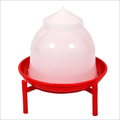 Red 4.5 Litre Poultry Drinker