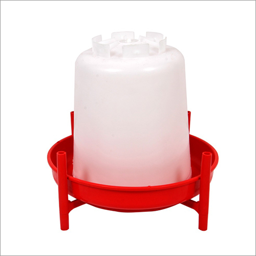 Red 7.5 Litre Poultry Drinker