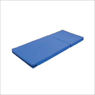 Blue Hospital Single Fold Foam Mattress