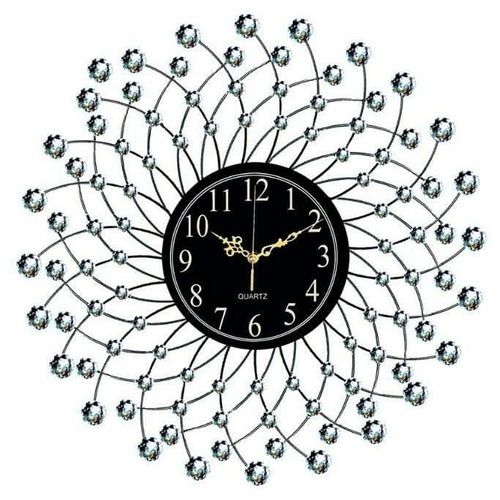 Gold Iron Wall Clock