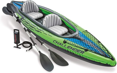 Intex K2 Kayak 2 Person Inflatable Boat with Paddles By ABBAY TRADING GROUP, CO LTD