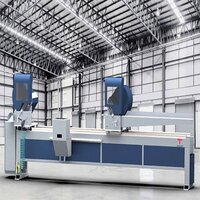 Upvc Two Head V Welding Machine With Seamless Option