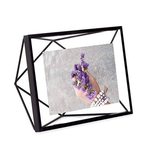 Hanging glass photo frame