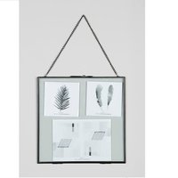 Clear Glass Photo Frame - Glass, 203x4 Inch, Gold & Silver (customizable) | Easy To Clean, Eco-friendly, Handmade, Indian Design, Elegant Decoration