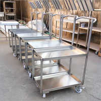 Manual Stainless Steel Ventilator Trolley