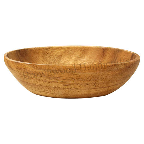 Polished Wooden Serving Bowls