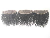 Natural Curly Hair Lace Transparent Frontals Closure