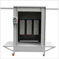 Semi-Automatic Powder Coating Spray Booth