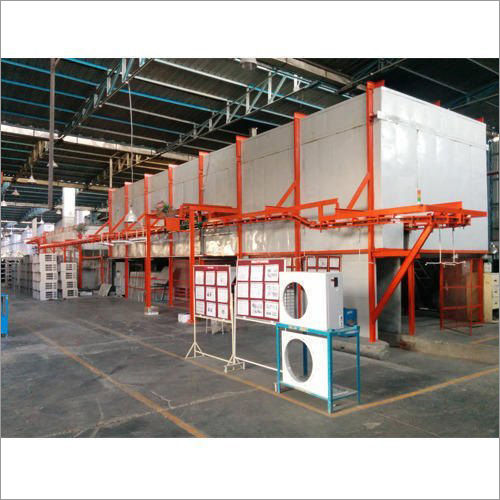 Cross Flow Type Conveyorised Powder Coating Plant