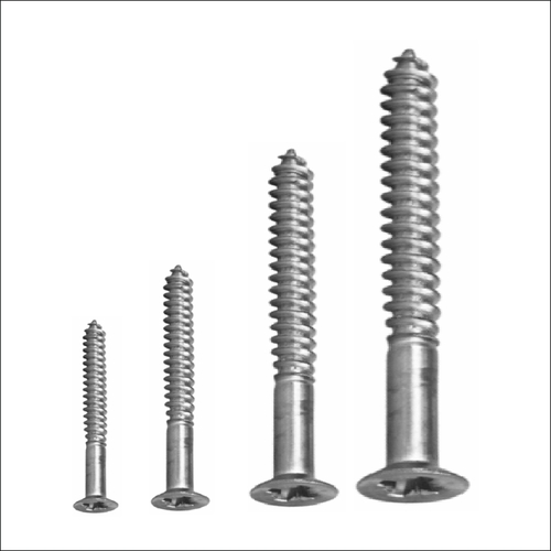 FLUJO S.S. CSK SLOTED SELF TAPING WOOD SCREW