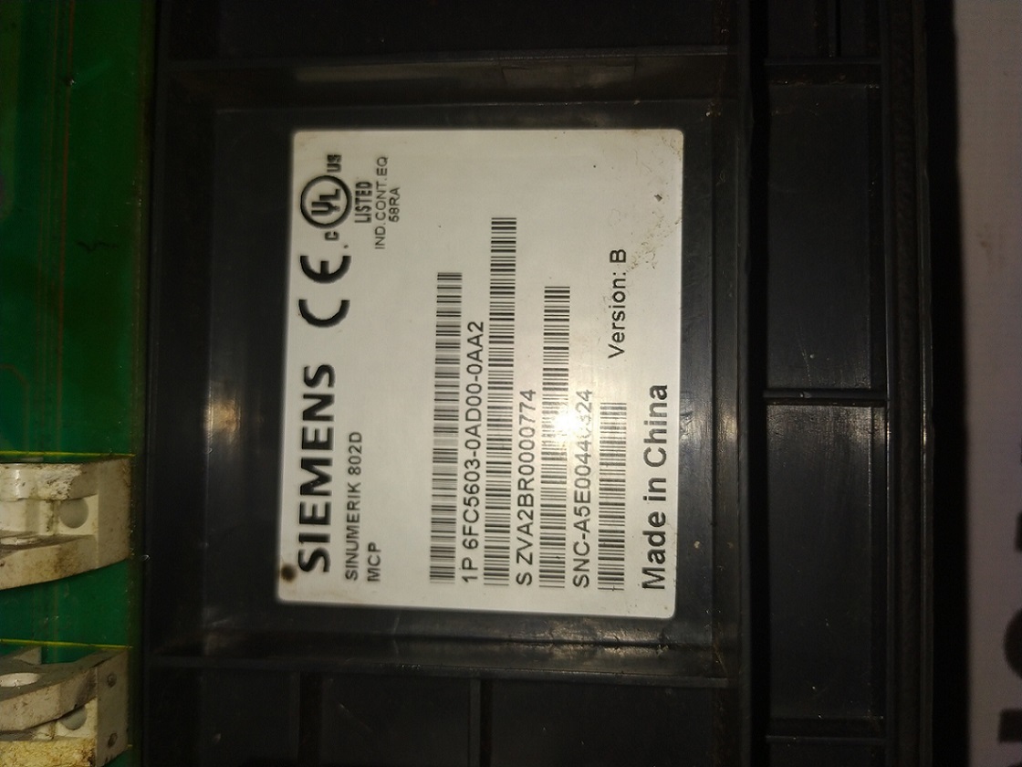 SIEMENS 6FC5603-0AD00-0AA2 KEYPAD