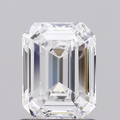 1.52 Carat VVS1 Clarity EMERALD Lab Grown Diamond