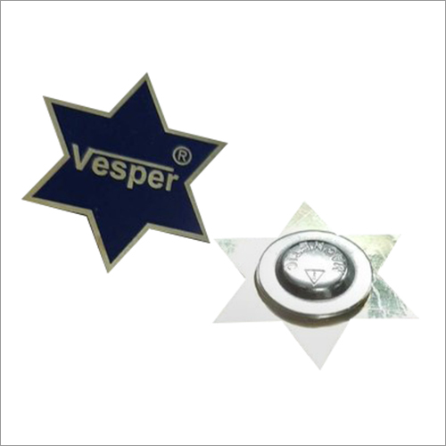 Star Magnet Brass Lapel Pin