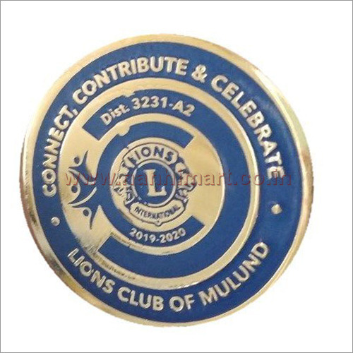 Double Side Brass Lapel Pin