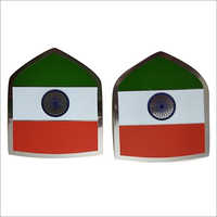 Different Available Indian Flag Brass Lapel Pin