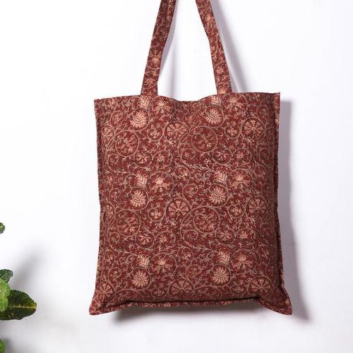 Hand woodblock printed shopping bags