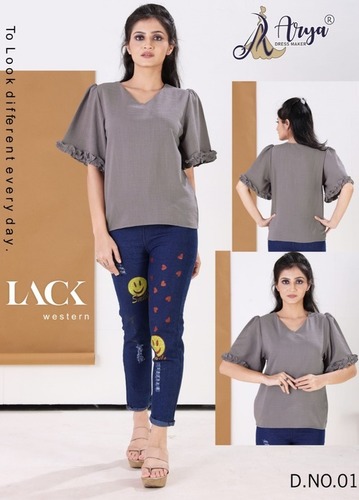 Bell Sleeve Western Top