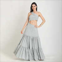 Ladies Cotton Slub Long One Piece