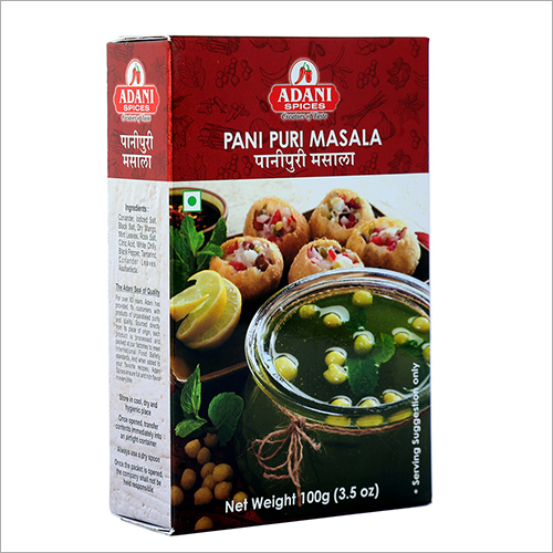 100g Pani Puri Masala By ADANI FOOD PRODUCTS PVT. LTD.