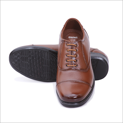 Mens Oxford Tan Leather Shoes