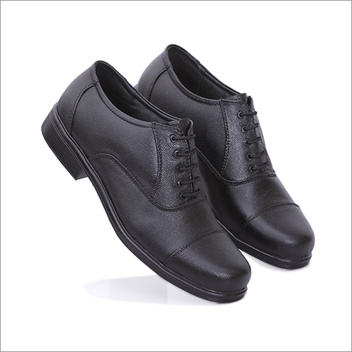 Any Season Mens Oxford Black Leather Shoes