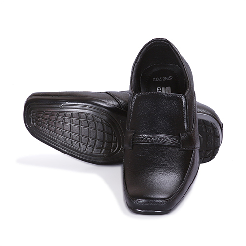 Mens Moccasin Black Leather Shoes