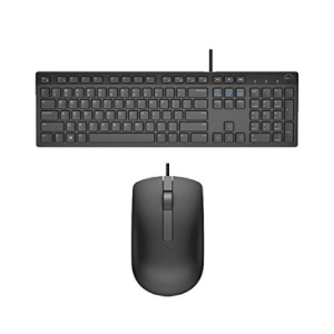 Dell Usb Wired Black Keyboard And Mouse Combo