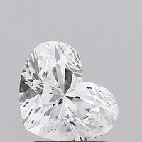 1.51 Carat SI1 Clarity HEART Lab Grown Diamond