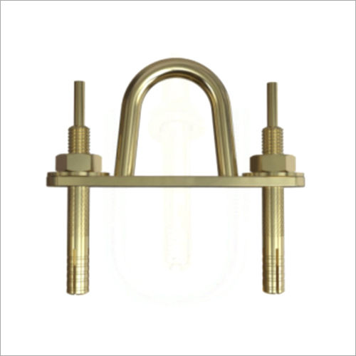 Brass Double Hole D Fan Hook Fasteners