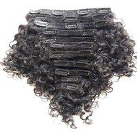 Natural Deep Curly Human Hair Clip In best hair extensions