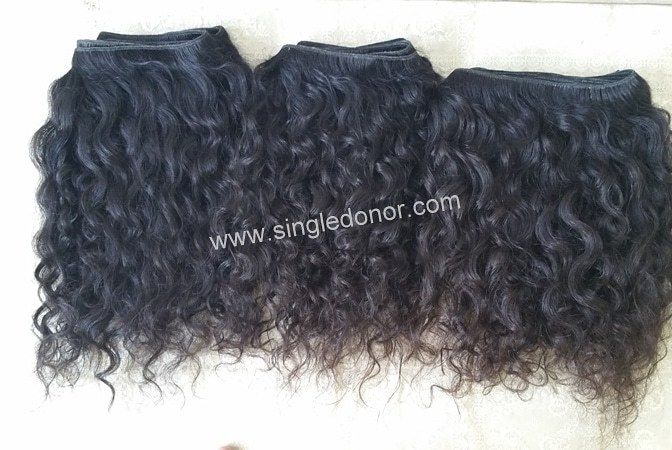 Raw Natural Deep Curly Hair Extensions