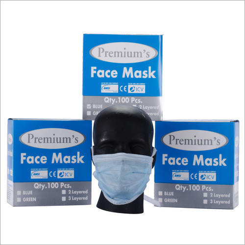 Premium's 3 Layer Tie Face Mask