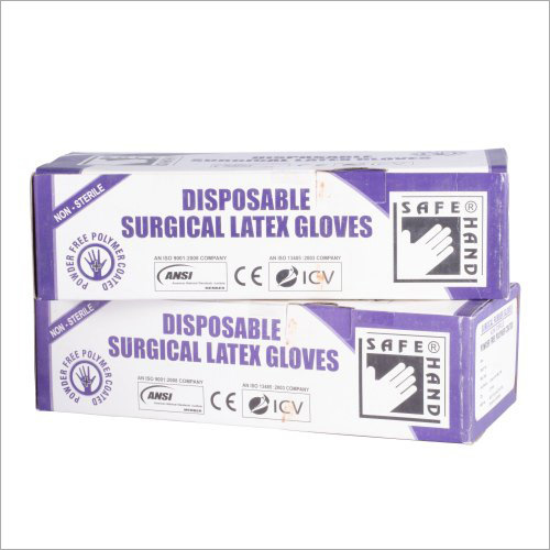 Safe Hands Latex Powder Free Polymer Coated Non Sterile Gloves